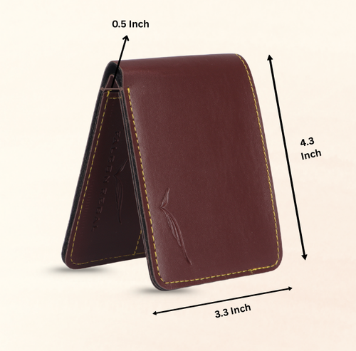 Falcon Regal Men Trendy Brown Artificial Leather Wallet (5 Card Slots)