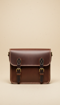 Full-Grain Leather Messenger Bag